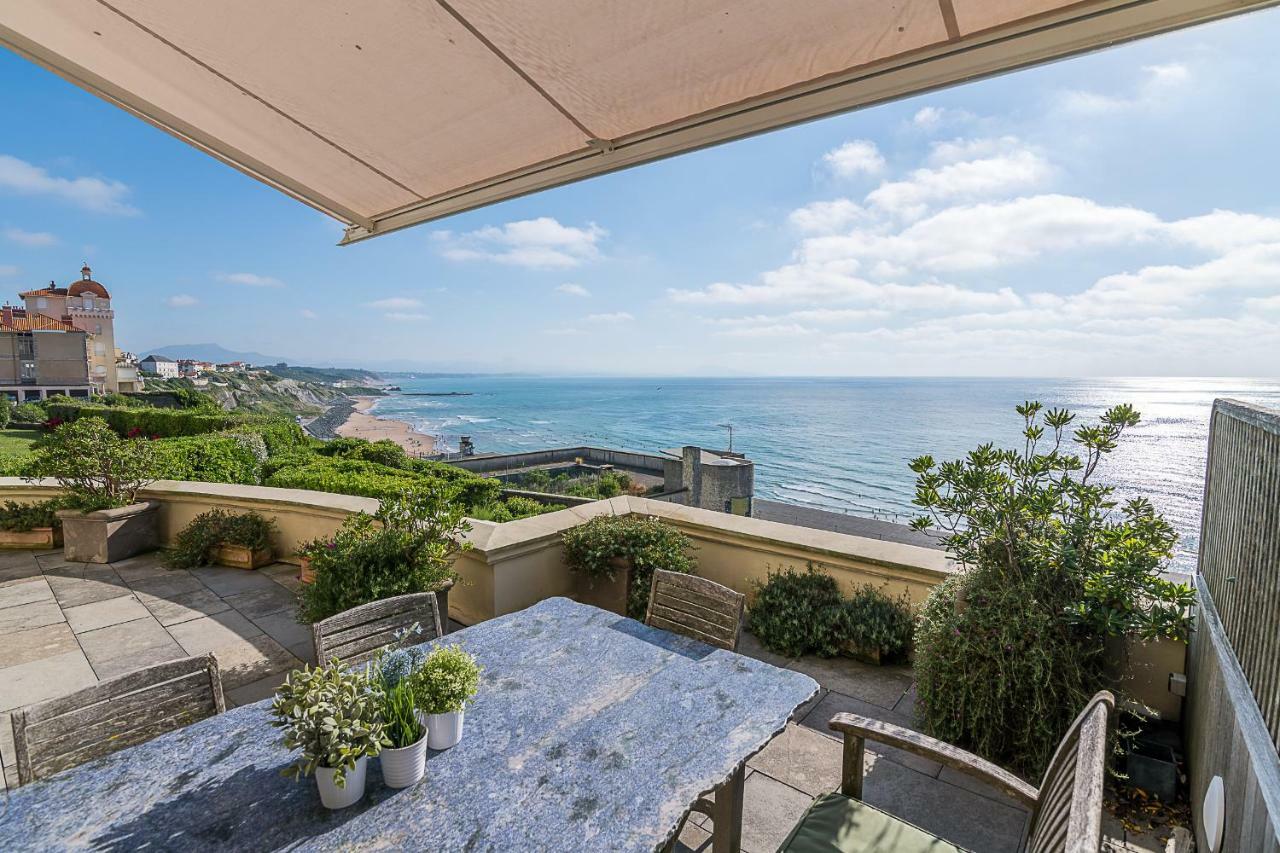 Ametsa, Luxury Flat, Terrace And Wonderful Seaview, In Biarritz Apartamento Exterior foto